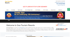 Desktop Screenshot of goatourismresorts.com